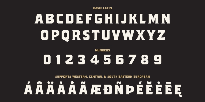 Brickton Banners Font preview